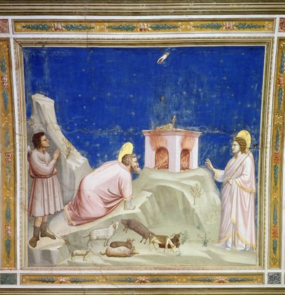 Il sacrificio di Gioacchino, c.1305 da Giotto di Bondone